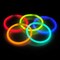 100 Pcs 8" Glowsticks, Bracelets Necklaces, Glow in the Dark Party Favors, Easter, Christmas, Halloween Supplies Pack, Football Party Supplies